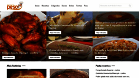 What Receitasdepesos.com.br website looked like in 2020 (4 years ago)