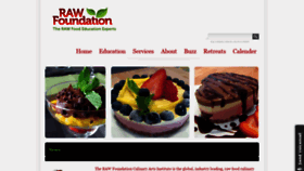 What Rawfoodfoundation.com website looked like in 2020 (4 years ago)