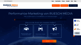 What Rueschmedia.de website looked like in 2020 (4 years ago)