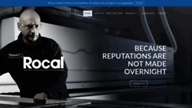What Rocal.co.uk website looked like in 2020 (4 years ago)