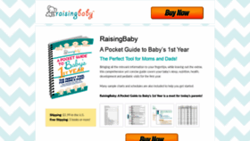 What Raisingbaby.com website looked like in 2020 (5 years ago)