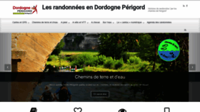 What Rando.dordogne.fr website looked like in 2020 (4 years ago)