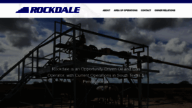 What Rockdale.com website looked like in 2020 (4 years ago)