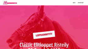 What Raviristeilyt.fi website looked like in 2020 (4 years ago)