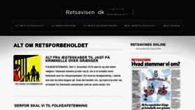 What Retsavisen.dk website looked like in 2020 (4 years ago)