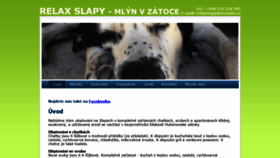What Relaxslapy.cz website looked like in 2020 (4 years ago)