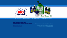What Riosyrup.com website looked like in 2020 (4 years ago)