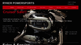 What Rykerpowersports.com website looked like in 2020 (4 years ago)