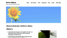 What Reviveshiatsu.co.uk website looked like in 2020 (4 years ago)