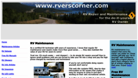 What Rverscorner.com website looked like in 2020 (4 years ago)