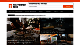 What Restauranttech.co website looked like in 2020 (4 years ago)