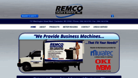 What Remco-sales-service.com website looked like in 2020 (4 years ago)