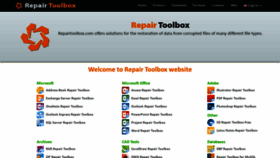 What Repairtoolbox.com website looked like in 2020 (4 years ago)