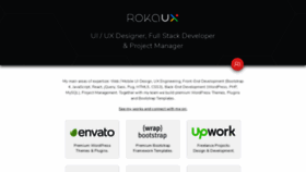 What Rokaux.com website looked like in 2020 (4 years ago)