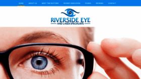 What Riversideeyeandlaser.com website looked like in 2020 (4 years ago)