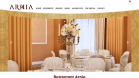 What Restaurantarnia.ro website looked like in 2020 (4 years ago)