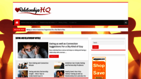 What Relationshipshq.com website looked like in 2020 (4 years ago)