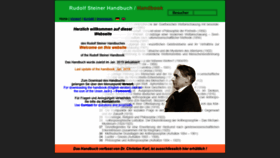 What Rudolf-steiner-handbuch.de website looked like in 2020 (6 years ago)