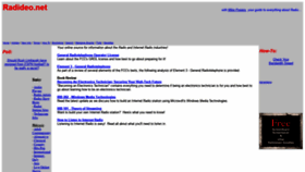 What Radideo.net website looked like in 2020 (6 years ago)