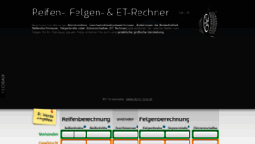 What Reifenrechner.at website looked like in 2020 (4 years ago)