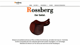 What Rossbergsattel.com website looked like in 2020 (4 years ago)