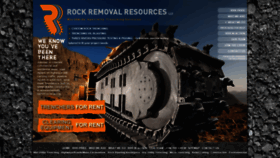 What Rockremovalresources.com website looked like in 2020 (4 years ago)