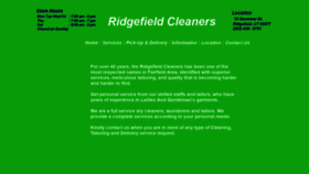 What Ridgefieldcleaner.com website looked like in 2020 (4 years ago)