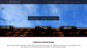 What Ripariancapitalpartners.com website looked like in 2020 (4 years ago)