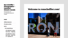 What Ronscheffler.com website looked like in 2020 (4 years ago)