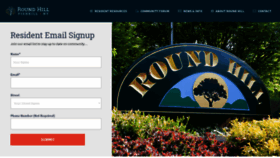 What Roundhillfishkill.com website looked like in 2020 (6 years ago)