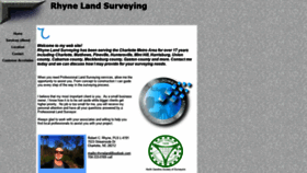 What Rhynelandsurveying.com website looked like in 2020 (4 years ago)