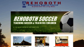 What Rehobothbaptist.net website looked like in 2020 (4 years ago)