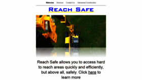 What Reachsafe.ca website looked like in 2020 (4 years ago)