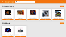 What Romsforever.co website looked like in 2020 (5 years ago)