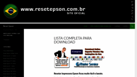 What Resetepson.com.br website looked like in 2020 (4 years ago)