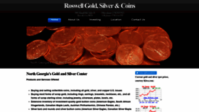What Roswellgoldsilvercoin.com website looked like in 2020 (4 years ago)