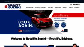 What Redcliffesuzuki.com.au website looked like in 2020 (4 years ago)
