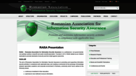 What Raisa.org website looked like in 2020 (4 years ago)