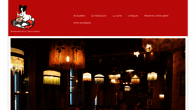 What Restaurantdelachouc.com website looked like in 2020 (4 years ago)