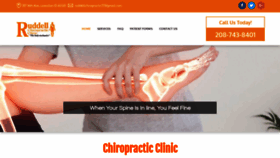What Ruddellchiropracticid.com website looked like in 2020 (4 years ago)