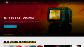 What Realvision.com website looked like in 2020 (4 years ago)