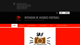 What Ritenourjrhuskies.org website looked like in 2020 (4 years ago)