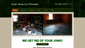 What Removejunkphoenix.com website looked like in 2020 (4 years ago)