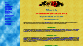 What Ragtime.nu website looked like in 2020 (4 years ago)