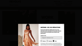 What Revolveclothing.fr website looked like in 2020 (4 years ago)