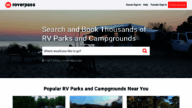 What Roverpass.com website looked like in 2020 (5 years ago)