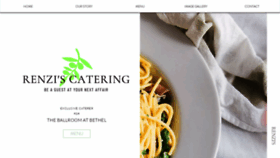What Renziscatering.com website looked like in 2020 (4 years ago)