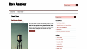 What Rockamadour.info website looked like in 2020 (4 years ago)