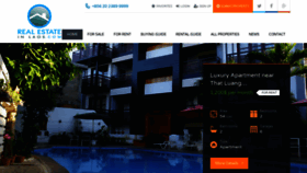 What Realestateinlaos.com website looked like in 2020 (4 years ago)