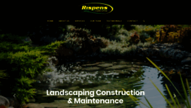 What Rispenslandscaping.com website looked like in 2020 (4 years ago)